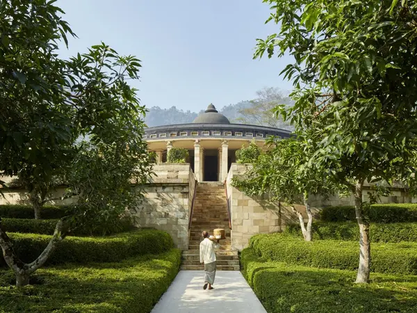Amanjiwo, Indonesia - Room-service Walkway_11233