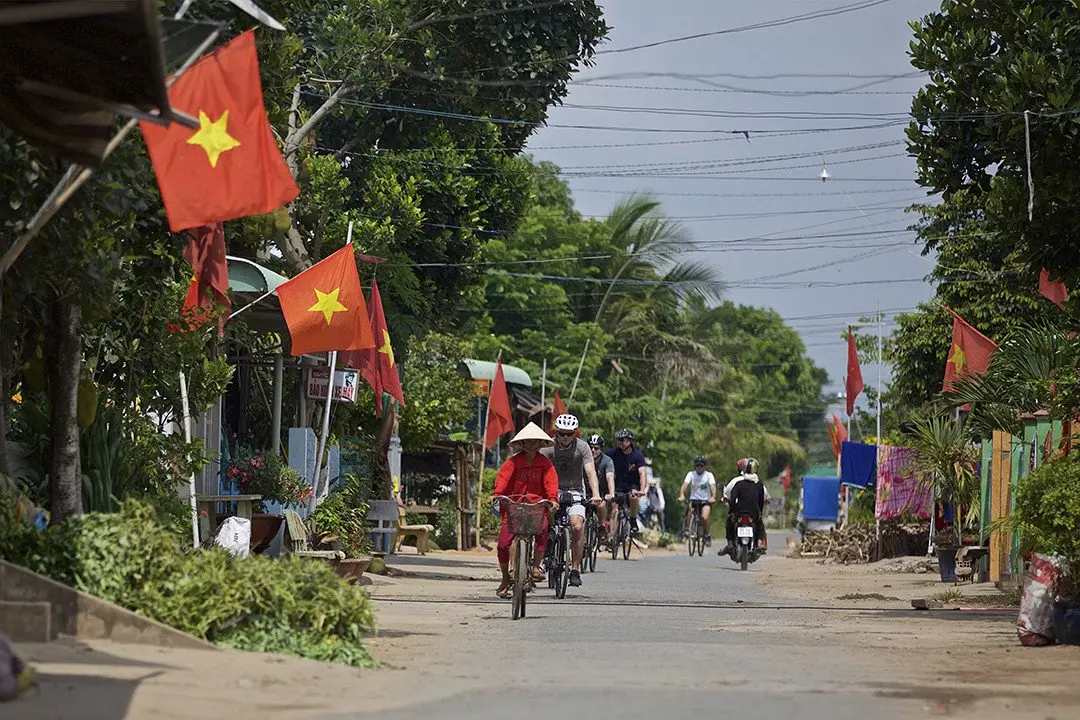 Vietnam- Biking in village