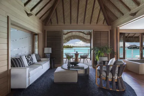 One-Bedroom Lagoon-View Overwater Bungalow Suite
