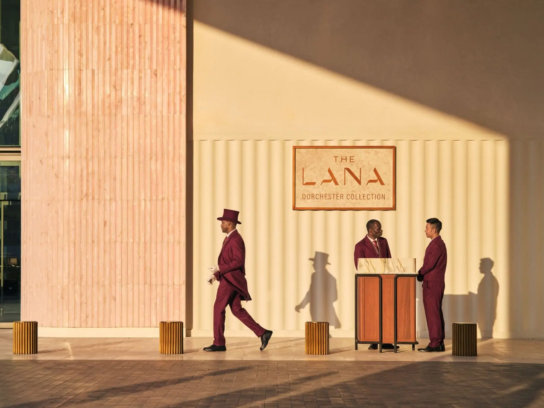 The Lana-Entrance-doorman-valet-DorchesterCollection