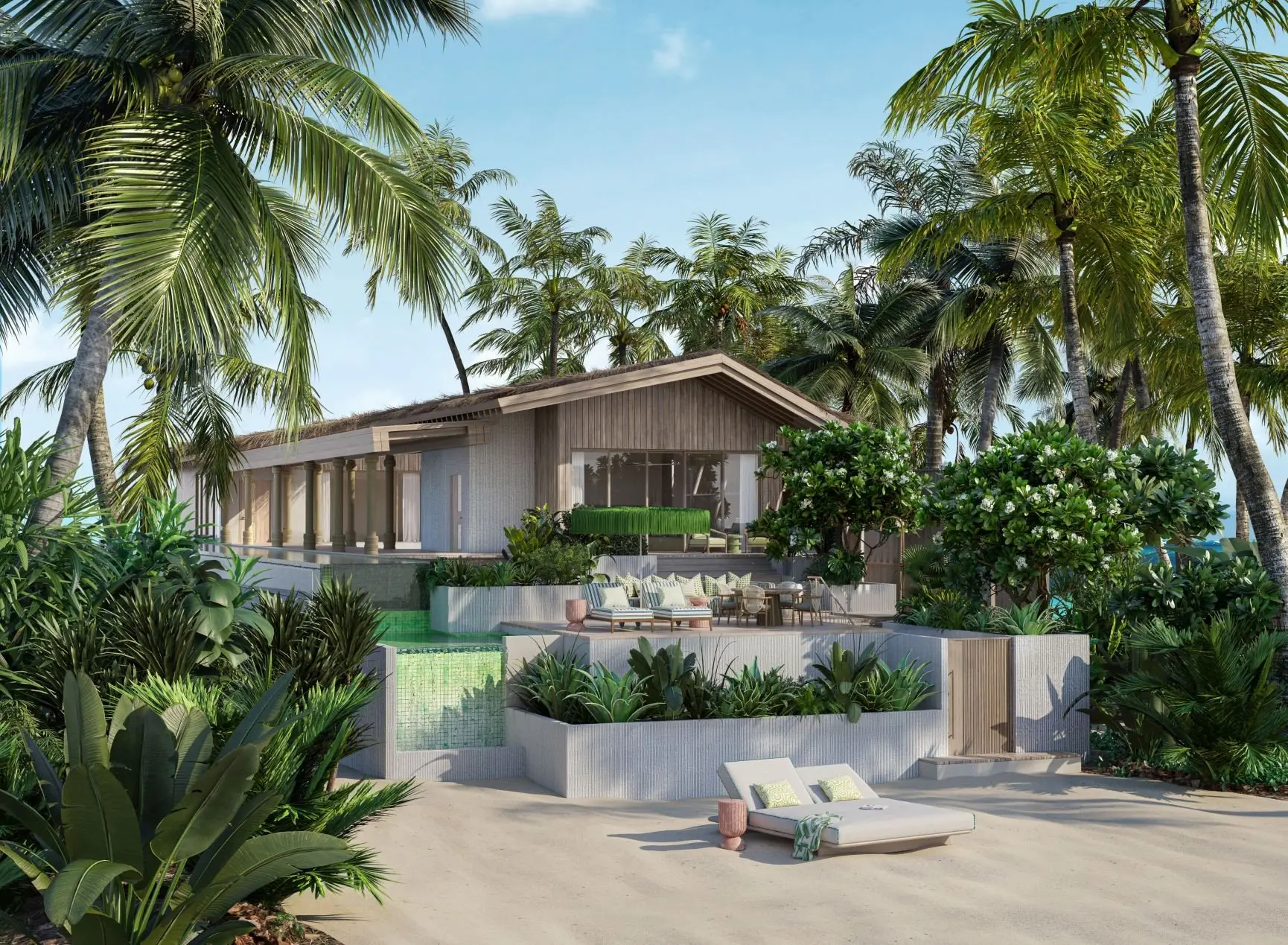 Beach Villa - Back View