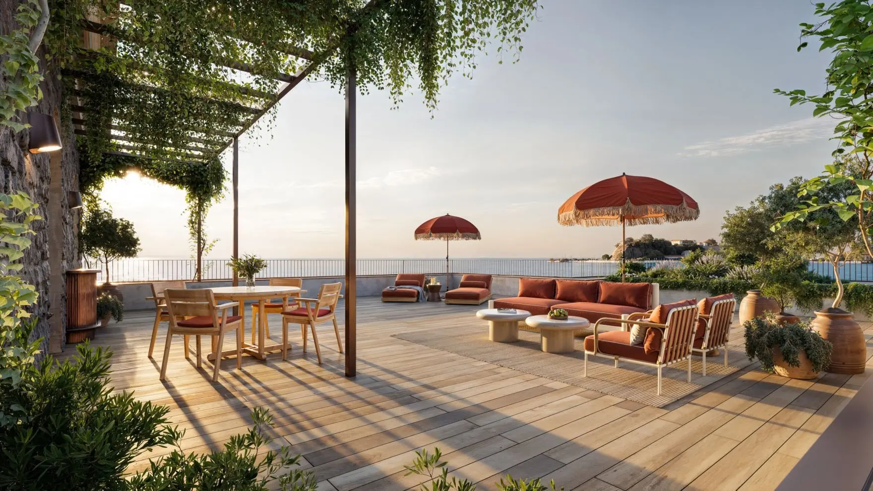 Zannier Île de Bendor - Delos Delon Suite - Terrace - © Zannier Hotels