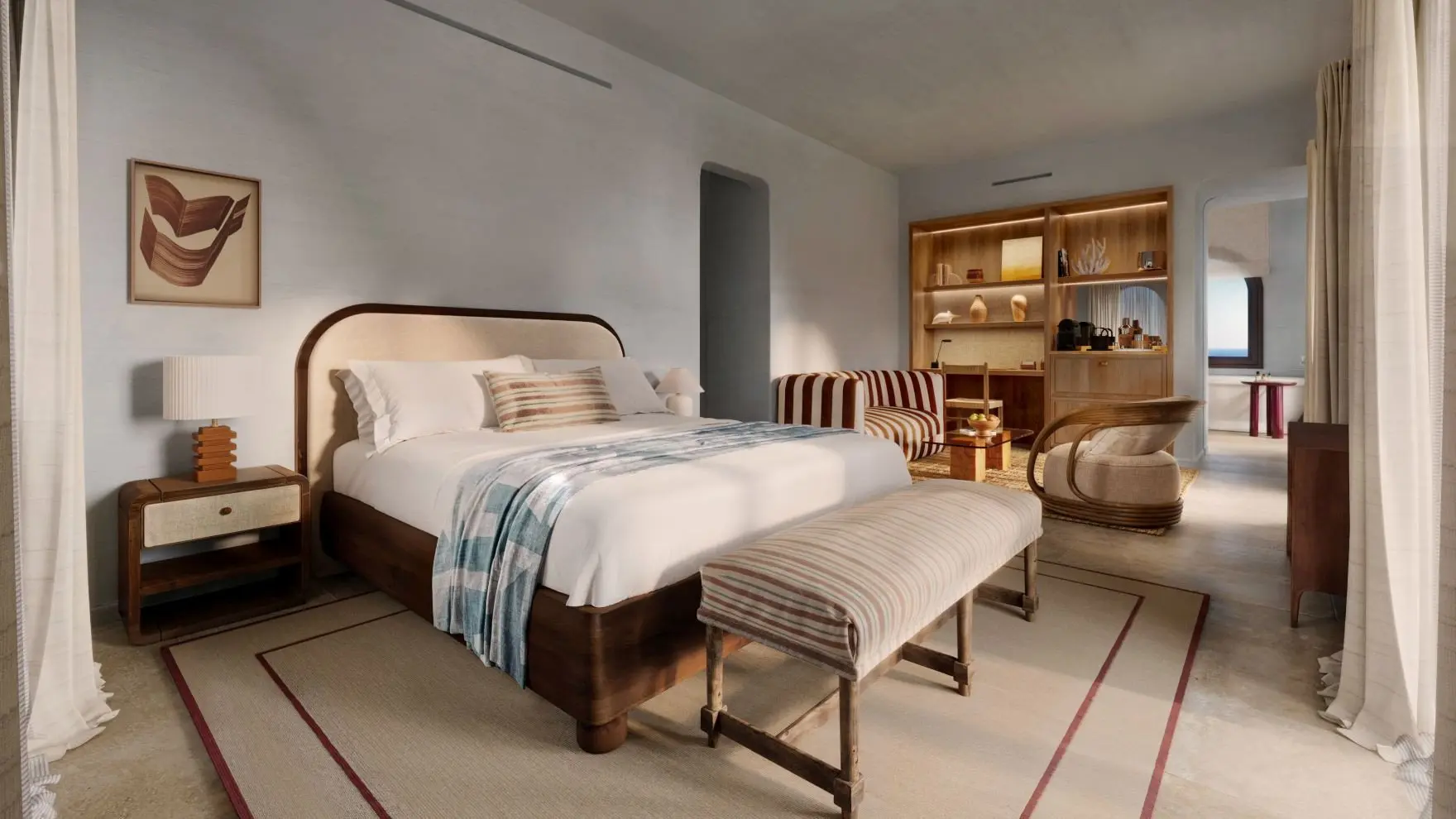 Zannier Île de Bendor - Delos Delon Suite - Bedroom - © Zannier Hotels