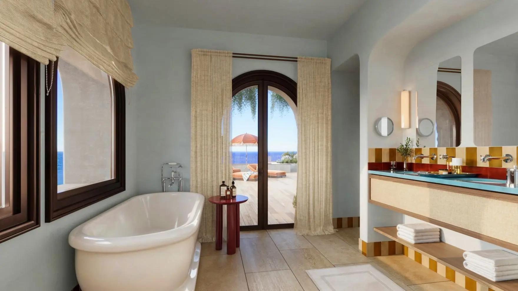 Zannier Île de Bendor - Delos Delon Suite - Bathroom - © Zannier Hotels