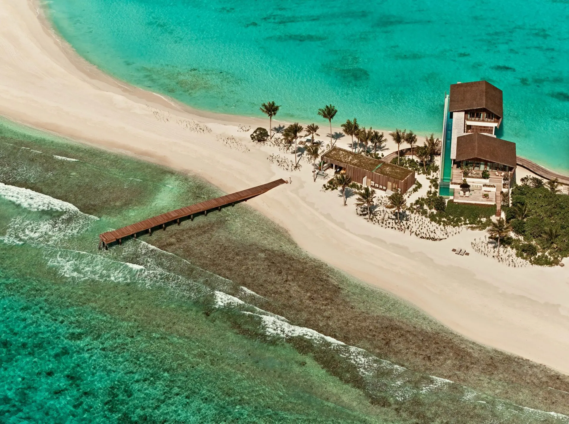 Aerial - Four Bedroom Residence &  Watersports and Dive Center