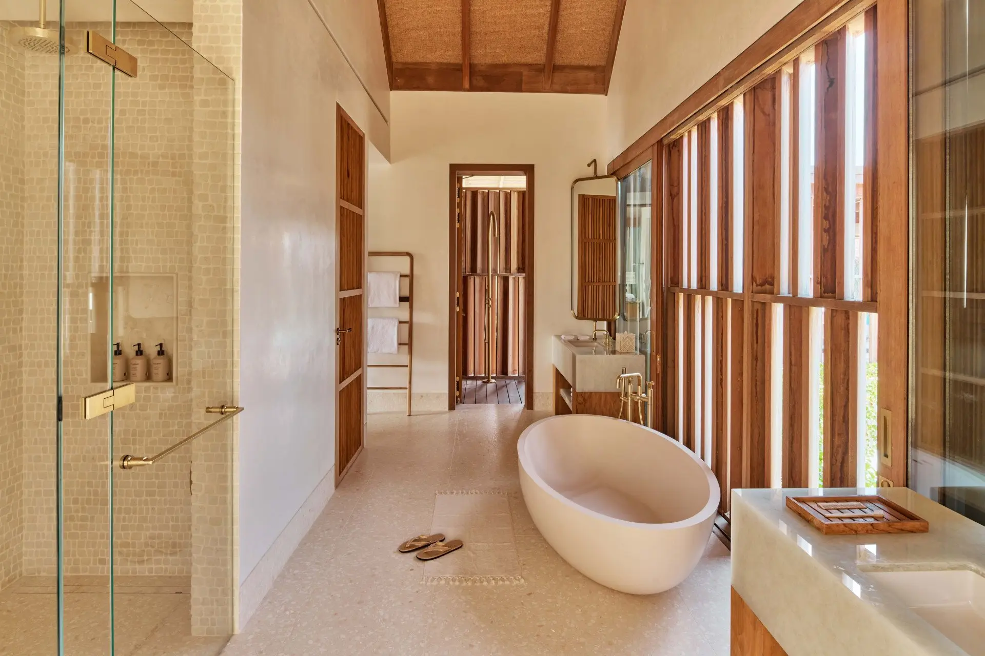 Ocean-side Bathroom - Three Bedroom