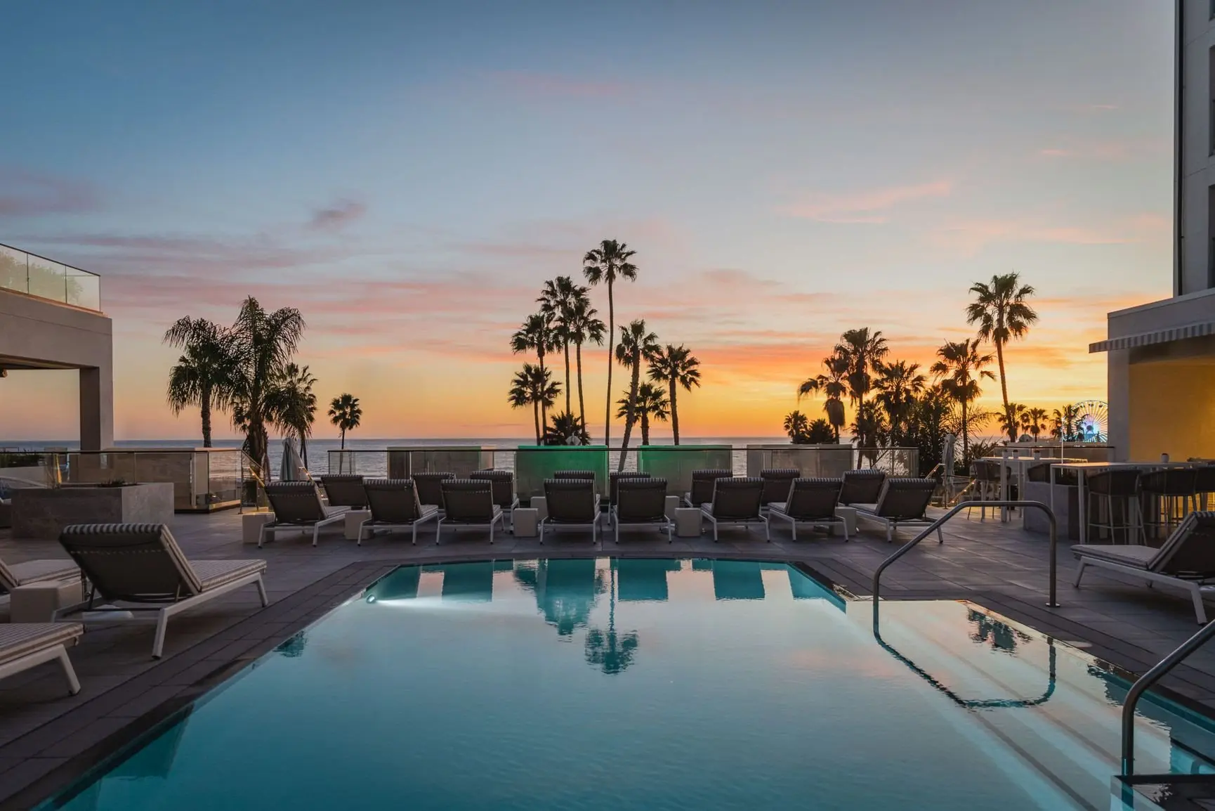 16 Azure Pool Deck at Sunset